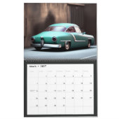 Abstracte Klassieke auto's van 1950 Kalender (Mar 2027)