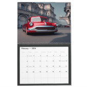 Abstracte Klassieke auto's van 1950 Kalender (Feb 2026)