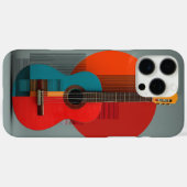 Abstracte klassieke gitaar iPhone / iPad hoes (Achterkant (horizontaal))