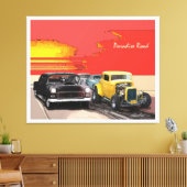 Abstracte Klassieke Kunstvorm Canvas Afdruk (Insitu (Woonkamer))