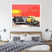 Abstracte Klassieke Kunstvorm Canvas Afdruk (Insitu (Slaapkamer))