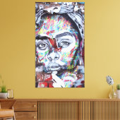 Abstracte Klassieke Kunstvorm Canvas Afdruk (Insitu (Woonkamer))