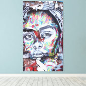 Abstracte Klassieke Kunstvorm Canvas Afdruk (Insitu (Houten vloer))