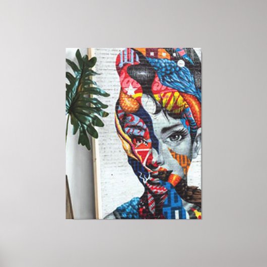Abstracte Klassieke Kunstvorm Canvas Afdruk (Voorkant)