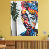 Abstracte Klassieke Kunstvorm Canvas Afdruk (Insitu (Woonkamer))