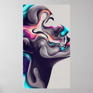 Abstracte Klassieke Kunstvorm Poster