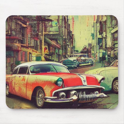 Abstracte Klassieke Muismat 1950 (Voorkant)