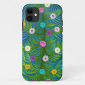 Abstracte kleine Daisy Garden Case-Mate iPhone Case (Achterkant)