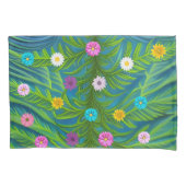 Abstracte kleine Daisy Garden Kussensloop (Voorkant)