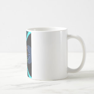 Abstracte Kleur Barsting Kunstprint Koffiemok