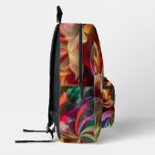 Abstracte kleur bedrukte rugzak (Links)