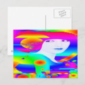 Abstracte Kleur Droom Briefkaart (Voorkant / Achterkant)