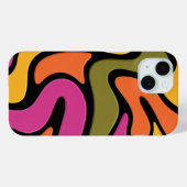 Abstracte kleur golf telefoonhoesje. Case-Mate iPhone case (Achterkant (horizontaal))