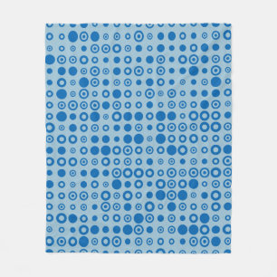 Abstracte kleur Halftone Stippen generatieve art b Fleece Deken