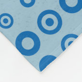 Abstracte kleur Halftone Stippen generatieve art b Fleece Deken (Hoek)