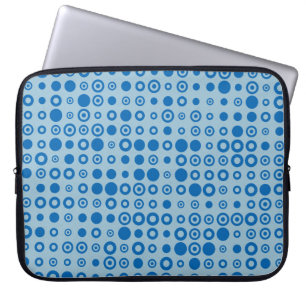Abstracte kleur Halftone Stippen generatieve art b Laptop Sleeve