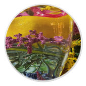 Abstracte kleur keramische knop (Voorkant)