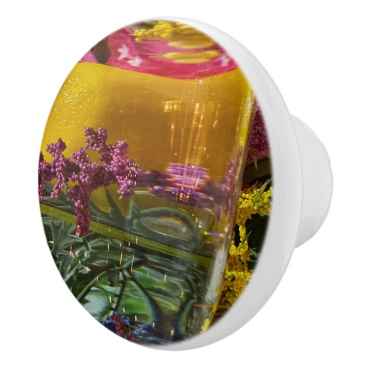 Abstracte kleur keramische knop (Rechts)