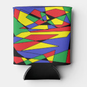 Abstracte kleur Koelbox Blikjeskoeler (Voorkant)