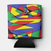 Abstracte kleur Koelbox Blikjeskoeler (Achterkant)