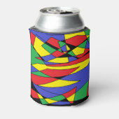 Abstracte kleur Koelbox Blikjeskoeler (Blikje Achterkant)