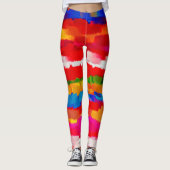 Abstracte Kleur Kunst Leggings (Voorkant)
