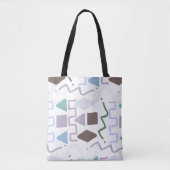 Abstracte kleur modern tote bag (Voorkant)