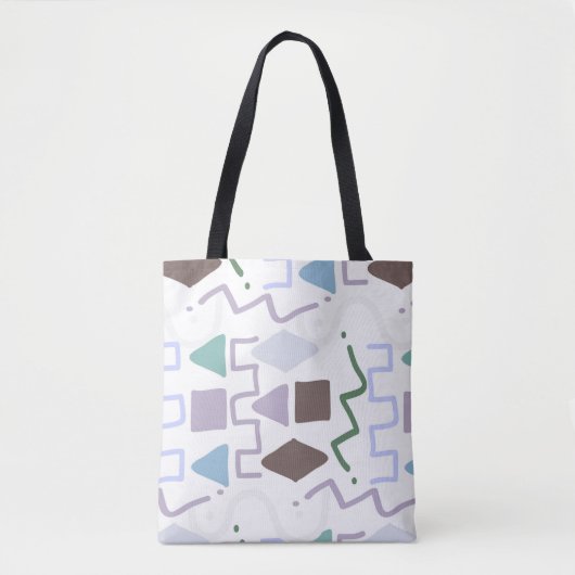 Abstracte kleur modern tote bag (Voorkant)
