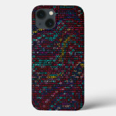 Abstracte Kleur Mozaïek Digitaal Case-Mate iPhone Case (Achterkant)