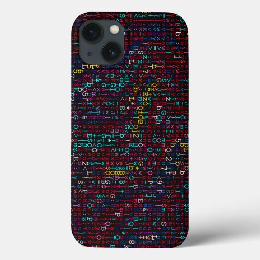 Abstracte Kleur Mozaïek Digitaal Case-Mate iPhone Case (Achterkant)