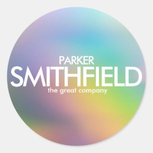 Abstracte kleur ronde sticker