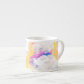 Abstracte kleur spettert espresso Mok (Voorkant rechts)