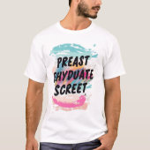 abstracte kleur splash - Minimal Art T-shirt (Voorkant)