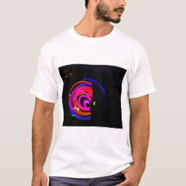 Abstracte kleur t-shirt