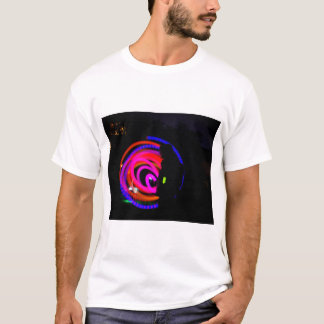 Abstracte kleur t-shirt