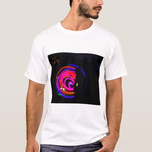 Abstracte kleur t-shirt (Voorkant)