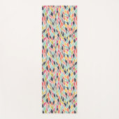 Abstracte kleur Trendy Yoga Oefening Vloermat Yogamat (Voorkant)