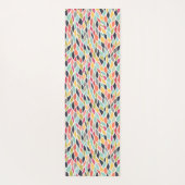 Abstracte kleur Trendy Yoga Oefening Vloermat Yogamat (Achterkant)