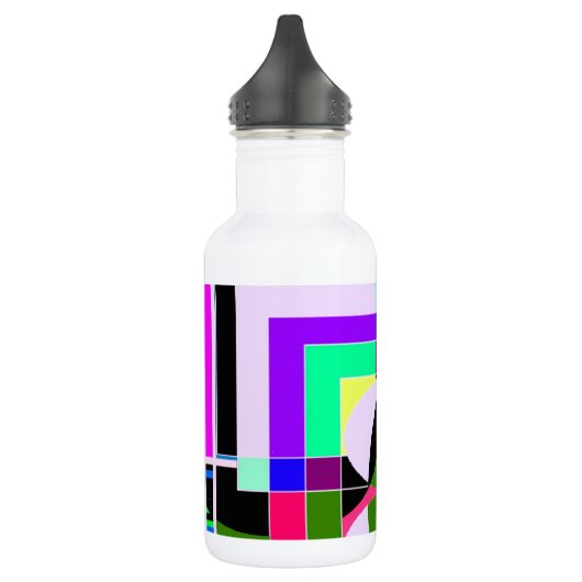 Abstracte kleur waterfles (Links)