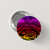 Abstracte kleur Wavy gestipte Button (Voorkant /achterkant)