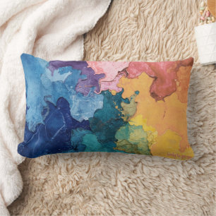 Abstracte Kleurcombinatie Kussen