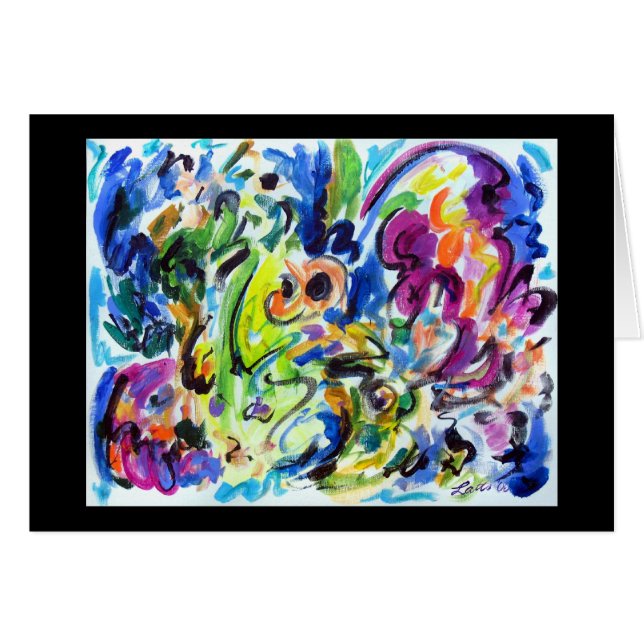 Abstracte kleurdraal (Voorkant Horizontaal)