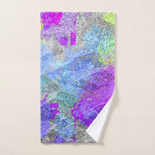 Abstracte kleuren 2 bad handdoek (Handdoek)