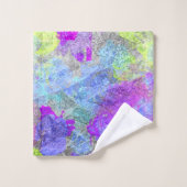 Abstracte kleuren 2 bad handdoek (Wasdoekje)