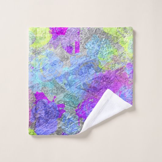 Abstracte kleuren 2 bad handdoek (Wasdoekje)