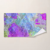 Abstracte kleuren 2 bad handdoek (Handdoek)