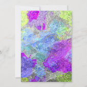 Abstracte kleuren 2 bedankkaart (Voorkant)