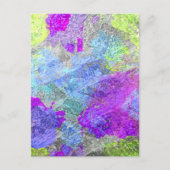 Abstracte kleuren 2 briefkaart (Voorkant)
