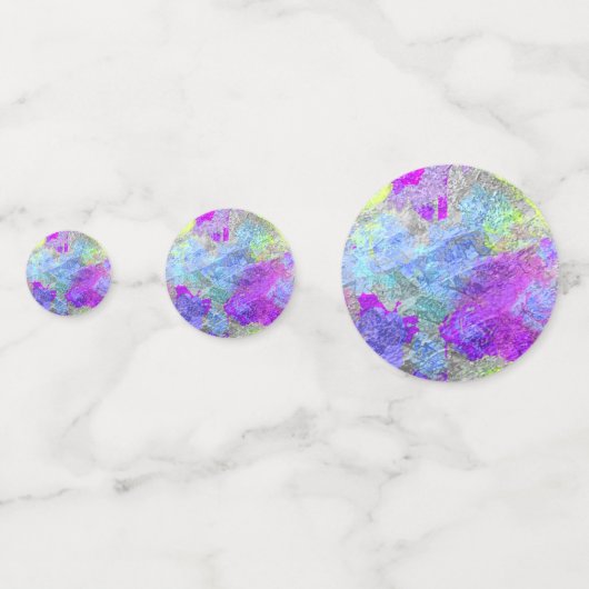 Abstracte kleuren 2 confetti (Voorkanten)