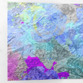 Abstracte kleuren 2 drieluik wenskaart (Binnenzijde eerst)